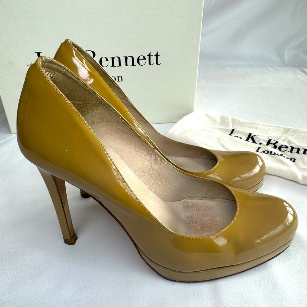 L.K. Bennett London Sledge Platform Pump